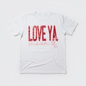 Valentine’s Day Women's Short Sleeve Tee - Red & White